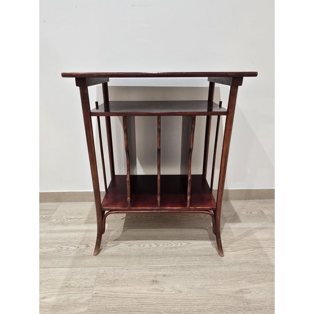 Authentic antique thonet vienna music table/sheet music stand, still bearing its original label underneath. beautifully...