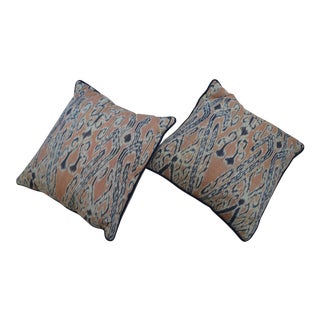 Ikat Pillows - a Pair For Sale