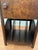 Mid-Century Art Deco Mahogany and Walnut Burlwood Veneer Side Table/Magazine Holder For Sale - Image 11 of 15