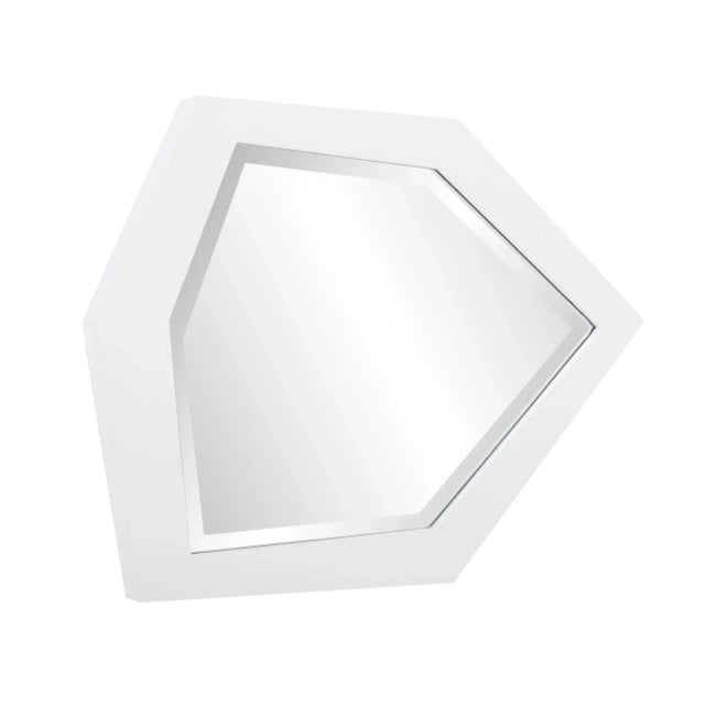 Inspired by the artwork of Thomas Abrams, these small asymmetrical mirrors can go from small accent spaces when used alone...