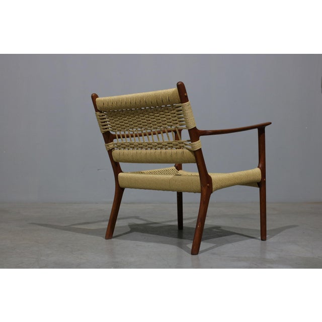 PJ112 Armchair by Ole Wanscher for P. Jeppesen Mobelfabrik, 1970s For Sale - Image 3 of 7