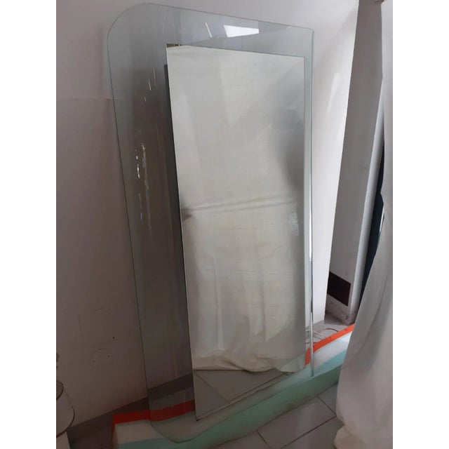 Vintage Mirror with Built-in Lights For Sale - Image 9 of 9