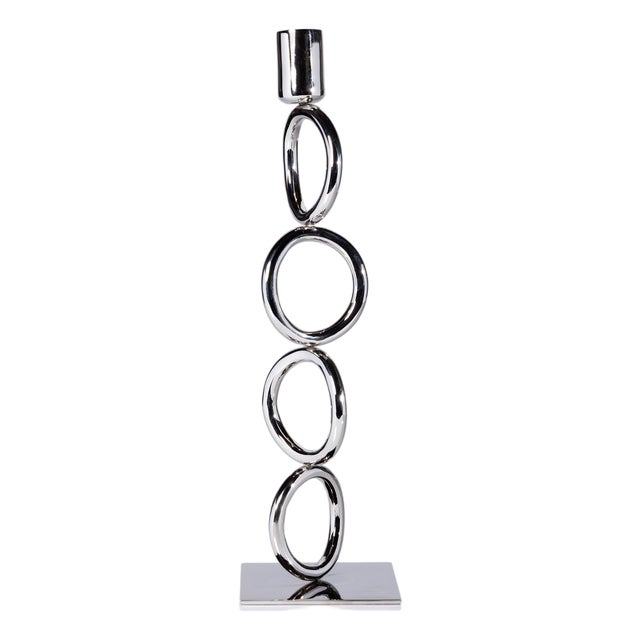 Circa Metal Taper Candle Holder, 14" For Sale