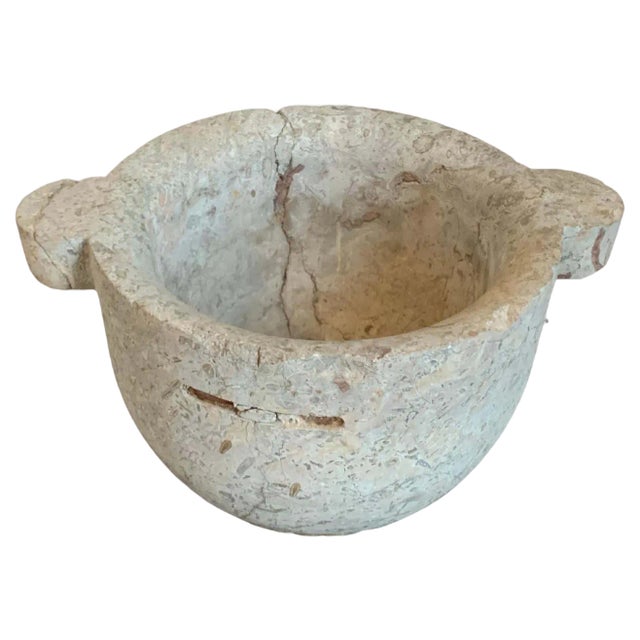 Early Renaissance Grey Marble Mortar For Sale