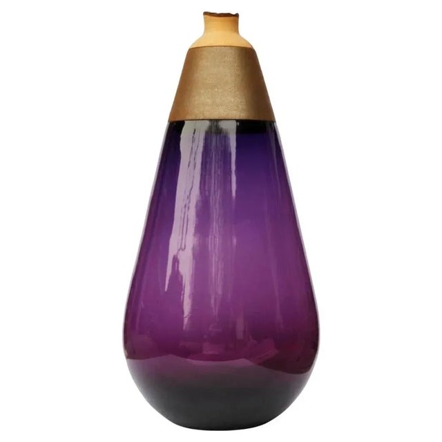 Purple Scarabee Stacking Vase by Pia Wüstenberg For Sale - Image 6 of 6
