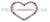 Multi Sapphire Heart Shape Promise Ring Size 5 For Sale
