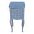 French Early 1900s Shabby Chic Distressed Painted Nightstand Side End Table 6401 For Sale