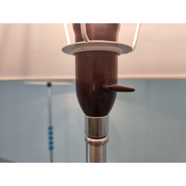 Blue Glass Floor Lamps by Carl Fagerlund for Orrefors, 1960s, Set of 2 For Sale - Image 10 of 11