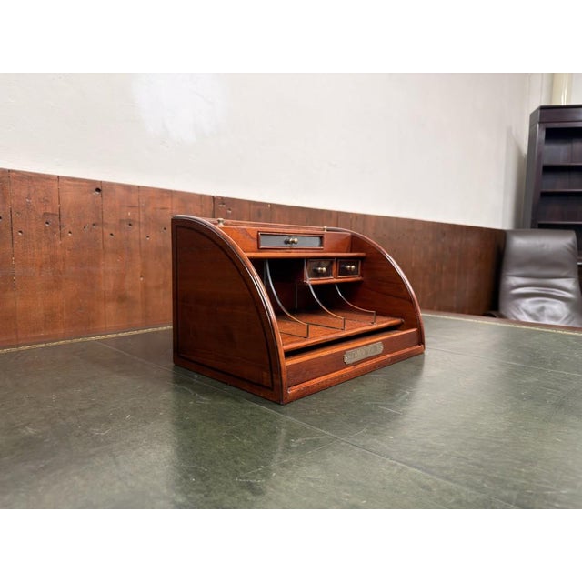 English Desk Organizer from Globe Wernicke, in Very Good conditions. Designed 1920 to 1949 This piece has an attribution...