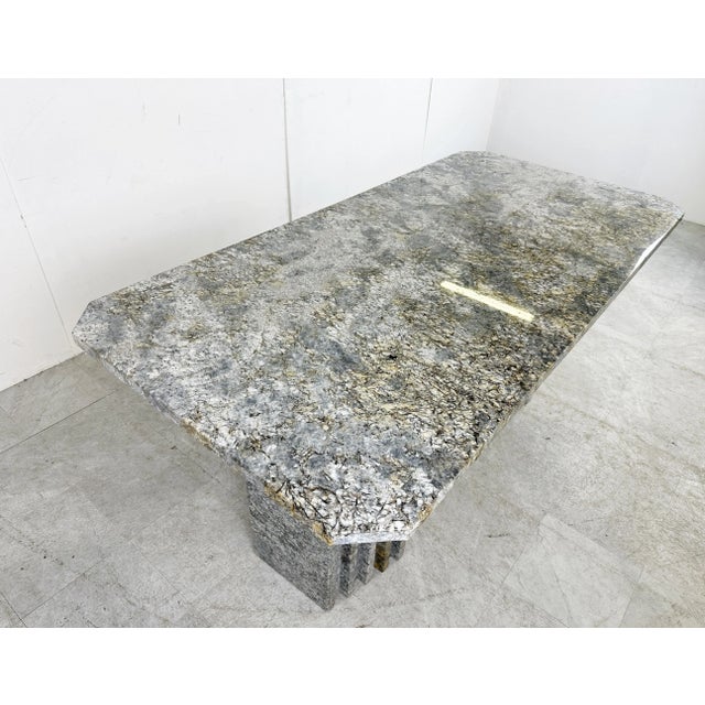Vintage Granite Dining Table, 1970s For Sale - Image 10 of 11
