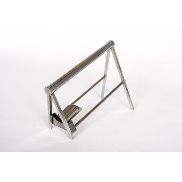 Rare Antique French Art Deco Wine Bottle Holder by Jacque Adnet, 1940s For Sale In Detroit - Image 6 of 10