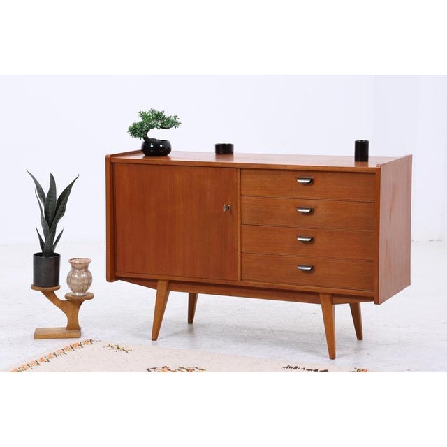 Mid-Century Teak Chest of 4 Drawers, 1960s For Sale - Image 15 of 15