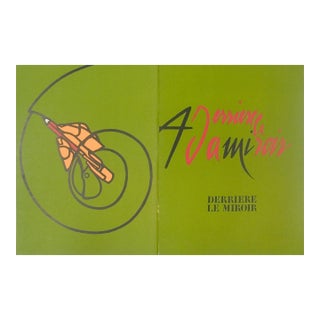 Valerio Adami Derriere Le Miroir, No. 206 Cover, 1973 For Sale