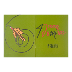 Valerio Adami Derriere Le Miroir, No. 206 Cover, 1973
