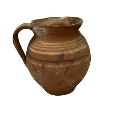 Farmhouse Antique Hungarian Folk Art Cooking Pottery For Sale - Image 3 of 5