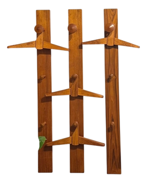 Teak Wall Racks from Aksel Kjersgaard, Denmark, 1970s, Set of 3