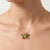 Contemporary Peridot Butterfly Gemstone Pendant - August Birthstone Pendant for Woman For Sale - Image 3 of 5
