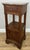 Antique French Oak Bedside Table with Marble Top For Sale - Image 3 of 9