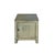 Oriental Distressed Light Gray 1 Door End Table Nightstand Chest For Sale - Image 4 of 7