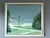 COASTAL QUIETUDE Size: 20.9 x 24.4 inches (including frame) Oil on canvas A serene mid-century landscape that captures a...