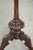 Brown Antique Round Carved Side Table For Sale - Image 8 of 13