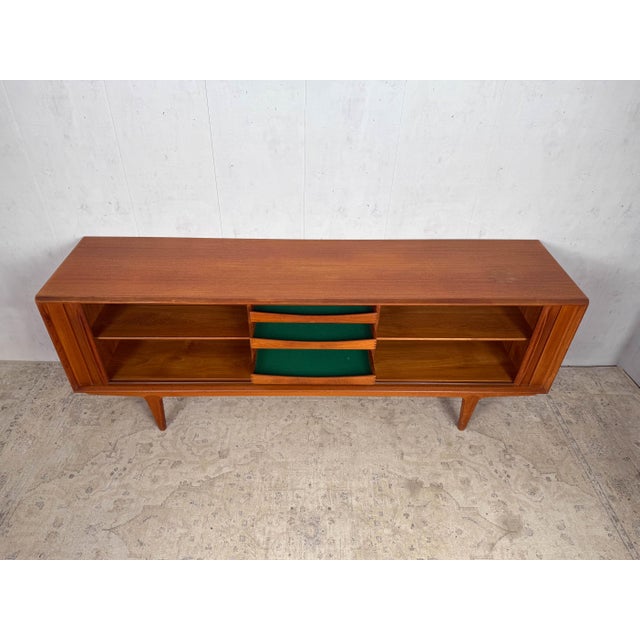 Bernhard Pedersen & Son Teak Sideboard by Isabel Bernhard for Pedersen & Sohn, 1960s For Sale - Image 4 of 6