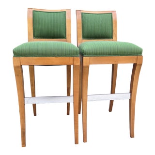 Nancy Corzine Bar Stools - a Pair For Sale