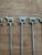 Vintage Mid-Century Brass Farm Animal Finial BBQ Shish Kebab Skewers Set of 8 For Sale - Image 4 of 7