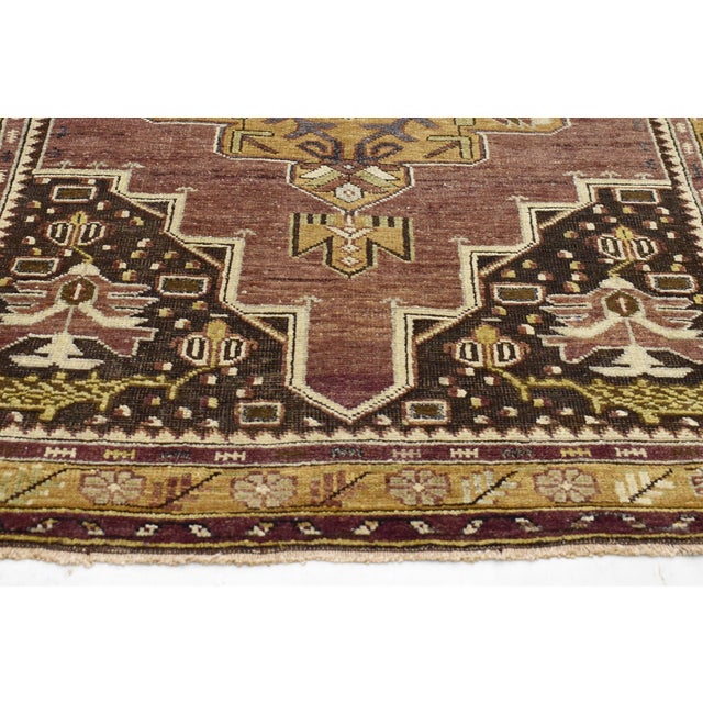 Vintage Turkish Oushak Rug, 04'00 X 06'08 For Sale - Image 11 of 11