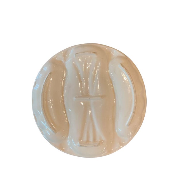 1910s 1910s French Asparagus Majolica Plate For Sale - Image 5 of 6