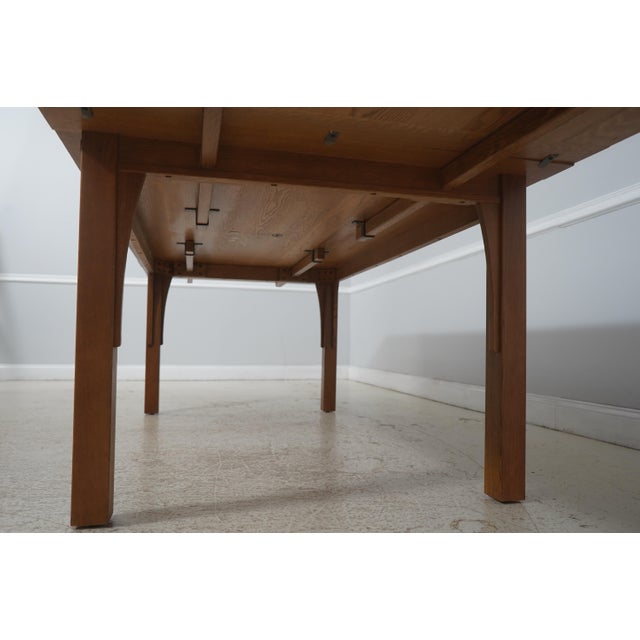 Stickley Mission Oak Arts & Crafts Dining Room Table For Sale - Image 17 of 18