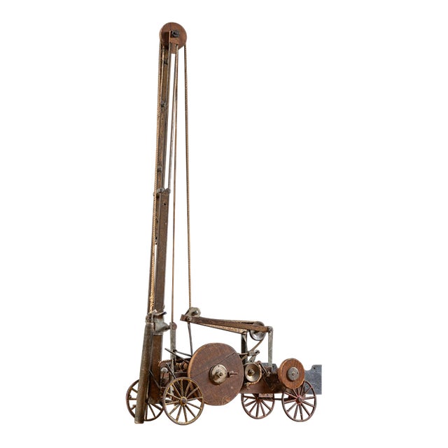 Early 20th Century Pile Driver Rig Salesman Sample For Sale