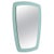 Vintage Rectangular Turquoise Beveled Mirror by Cristal Art, Italy, 1960s For Sale - Image 16 of 16