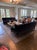 Early 21st Century Navy Velvet Sofa by Mitchell Gold For Sale - Image 5 of 9
