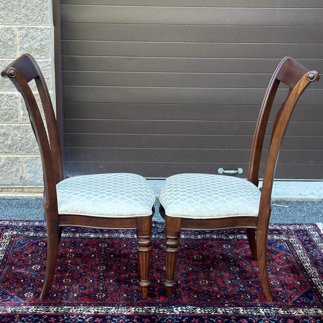 Pennsylvania House Pennsylvania House Cherry Cortland Manor Dining Side Chairs - a Pair For Sale - Image 4 of 12