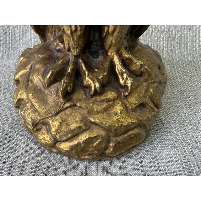 Heavy Vintage Bronze Symbolic Eagle Figurine For Sale - Image 13 of 15