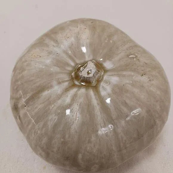 1990s 1990s Realistic Ceramic Gourd Ugly Pumpkin Art Glaze Kitsch Decor Thanksgiving Kitchen For Sale - Image 5 of 13