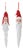 Carved Santa Drop Ornament (Set of 6) For Sale
