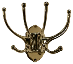 Art Deco Style French Chrome Coat Rack, 1960