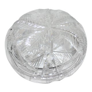 Cut Crystal Bonbonnier Box For Sale