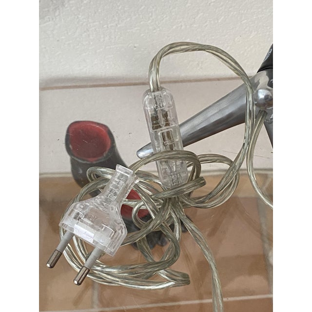 Porcelain Rocket Shape Lamp Base by Deshoulières, 2010s For Sale - Image 12 of 14