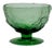 Mid-Century Modern 1960s Mid-Century Modern Emerald Green Blenko Glass Pinch Crackle Tumblers & Pedestal Dessert Dishes - 15 Pieces For Sale - Image 3 of 5