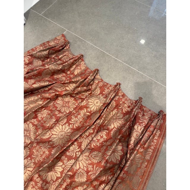 Fortuny 1960s Pair of Fortuny Curtains For Sale - Image 4 of 4