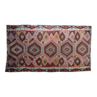 Vintage Turkish Kilim Rug-5’8’x10’6" For Sale