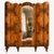 Italian Baroque Revival Walnut and Burl Walnut Wardrobe from Palazzi dell’Arte Cantù, 1940s For Sale - Image 10 of 10