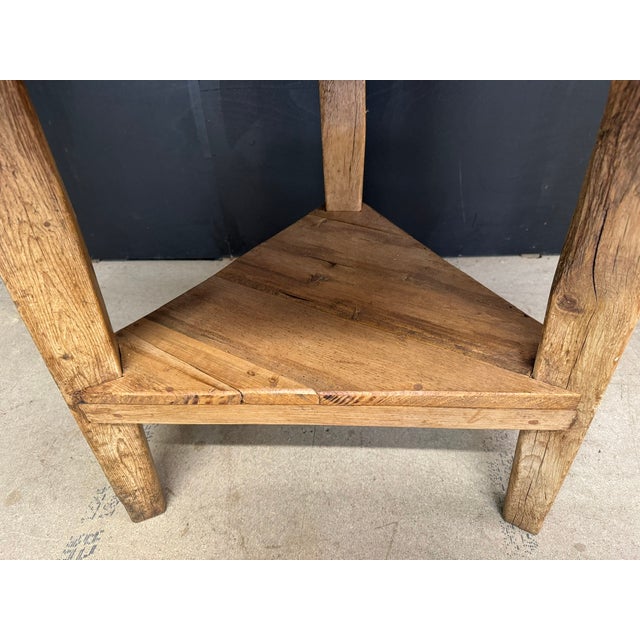 Antique Pine Cricket Table, 1800 For Sale - Image 4 of 11