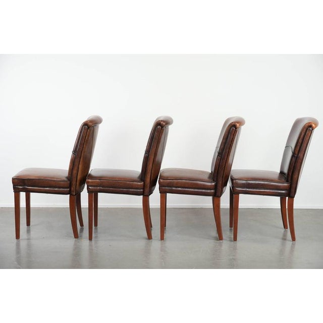 1990s Sheepskin Dining Chairs, Set of 4 For Sale - Image 5 of 16