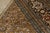Hand-Knotted Vintage Persian Qum Rug in Beige-Brown Medallion Pattern For Sale In New York - Image 6 of 7