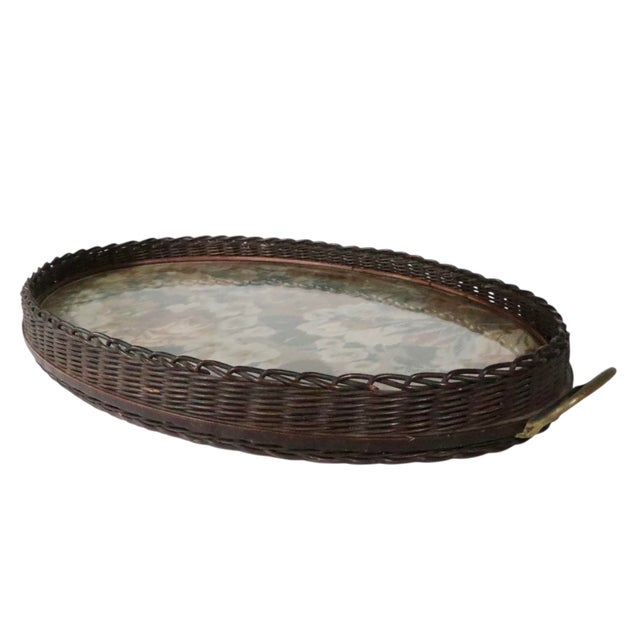 Victorian Wicker Serving Tray For Sale - Image 11 of 17