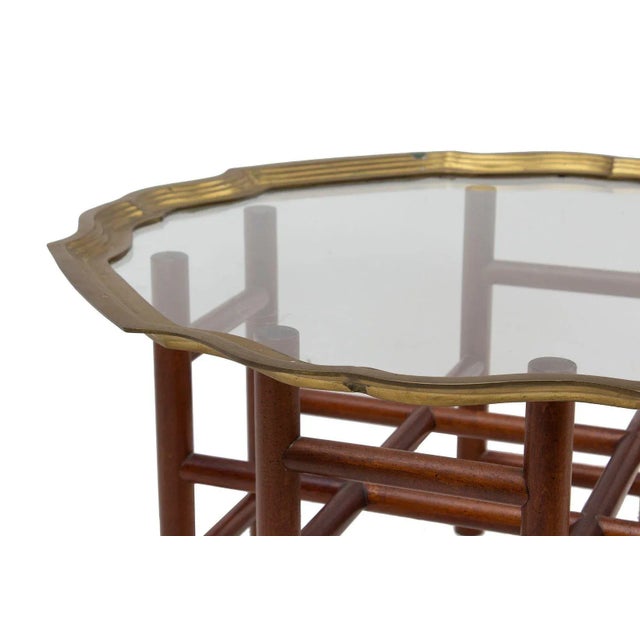 1970s Baker Style Tray Top Table- Petite Size For Sale - Image 5 of 11